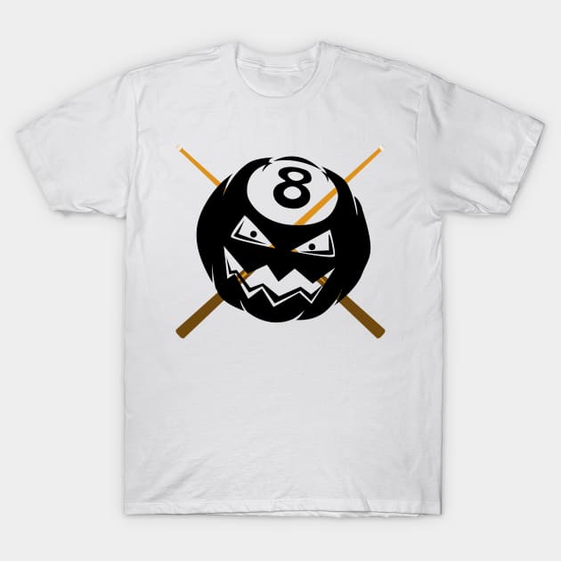 Pumpkin 8 ball T-Shirt by rashiddidou